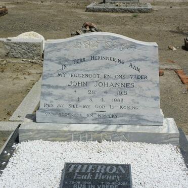 THERON John Johannes 1915-1983 &amp; Anne Katrina 1914-1989