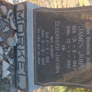 MORKEL James John 1887-1965 &amp; Elizabeth Jacoba AUGUST 1891-1969
