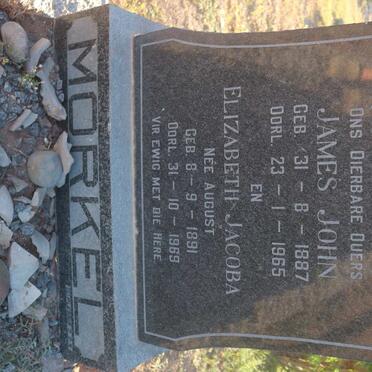 MORKEL James John 1887-1965 &amp; Elizabeth Jacoba AUGUST 1891-1969