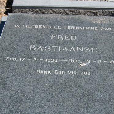 BASTIAANSE Fred 1896-1969