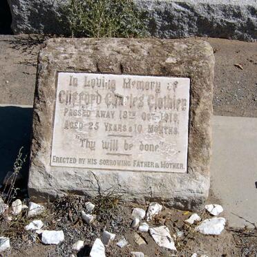 CLOTHIER Clifford Charles -1918