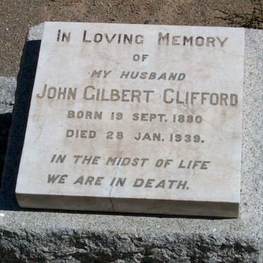 CLIFFORD John Gilbert 1880-1939