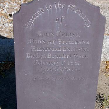 DOLLING John -1881