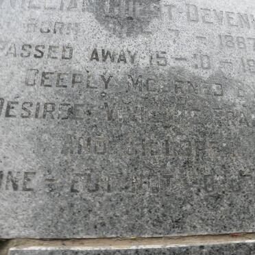 DEVENISH William Guest 1887-1964