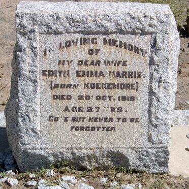 HARRIS Edith Emma nee KOEKEMORE -1918