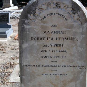 HERMANS Susannah Dorothea nee VIVIERS 1846-1913