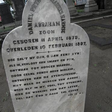 HARMSE Daniel Petrus Johannes 1879-1897