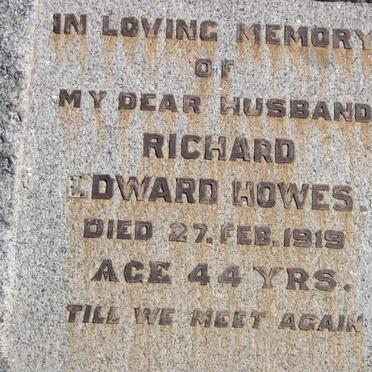 HOWES Richard Edward -1919