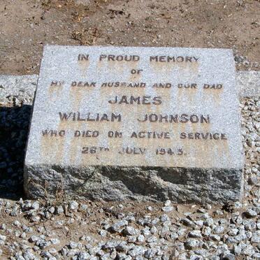 JOHNSON James William -1943