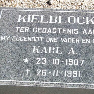 KIELBLOCK Karl A. 1907-1991