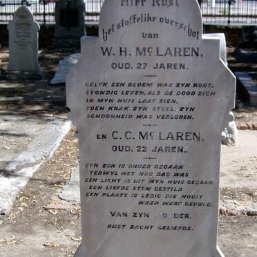 McLAREN W.H. :: McLAREN C.C.