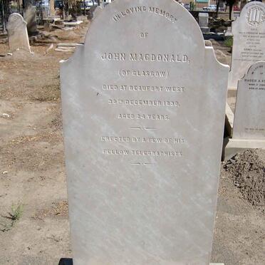 MACDONALD John -1890