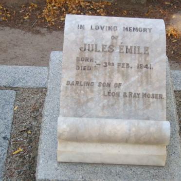 MOSER Jules Emile 1941-1941