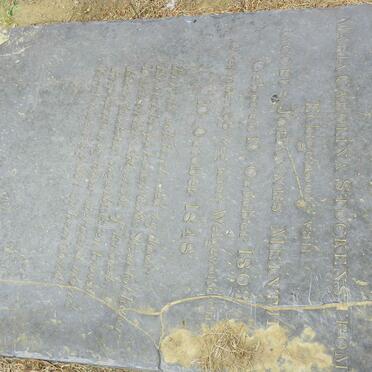 MEINTJES Maria Carolina nee STOCKENSTROM 1803-1848