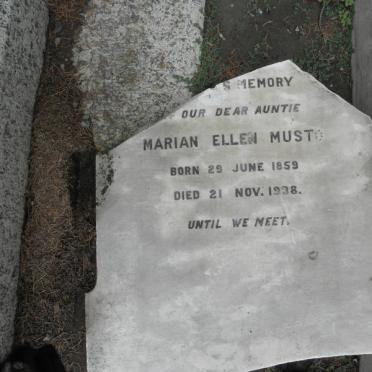 MUSTO Marion Ellen 1859-1938