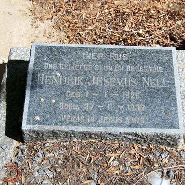 NELL Hendrik Jesevus 1926-193?