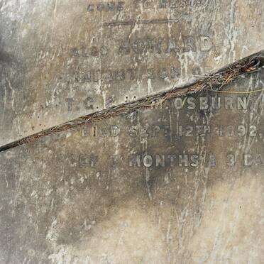 OSBURN T.G. -1892 :: OSBURN M. -1892