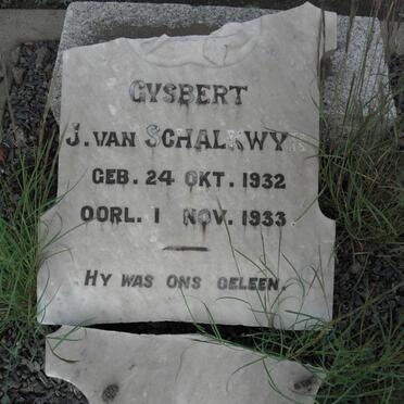 SCHALKWYK Gysbert J., van 1932-1933