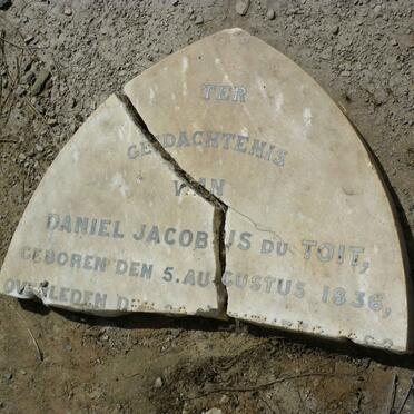 TOIT Daniel Jacobus, du 1836-1898