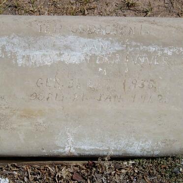 VYVER Joey, van der 1936-1942