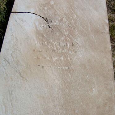 WHATLEY Henry 1865-1892