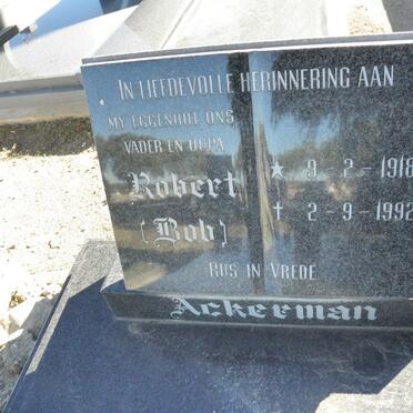 ACKERMAN Robert 1918-1992