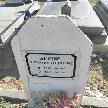 APPIES Dorothy Lorraine 1953-2005