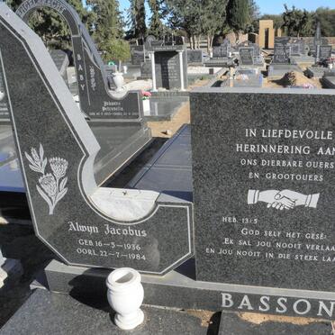 BASSON Alwyn Jacobus 1936-1984