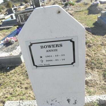 BOWERS Annie 1904-2006