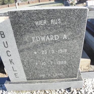 BUCKLE Edward A. 1919-1989