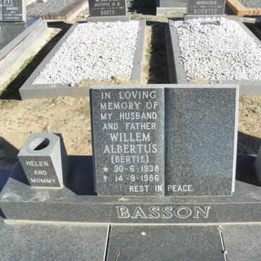 BASSON Willem Albertus 1938-1986