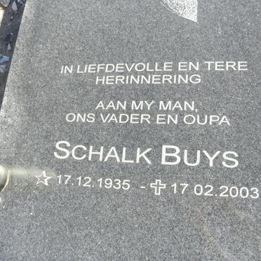 BUYS Schalk 1935-2003