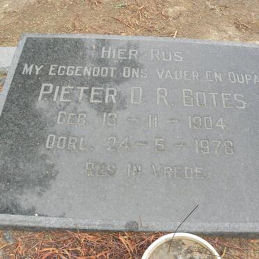 BOTES Pieter D.R. 1904-1978