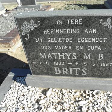BRITS Matthys M.B. 1930-1987