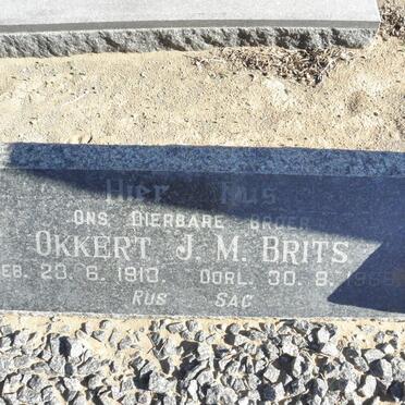BRITS Okkert J.M. 1913-1966