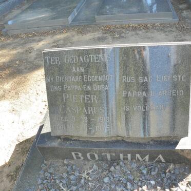 BOTHMA Pieter Casparus 1918-1975