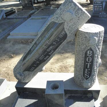 BOTES Philip A.C. 1927-1976