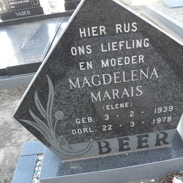 BEER Magdelena nee MARAIS 1939-1978