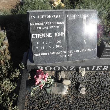 BOONZAAIER Etienne John 1966-2006