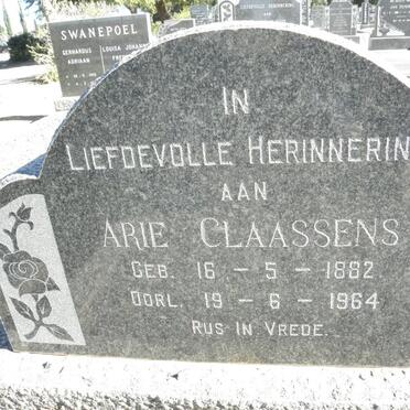 CLAASSENS Arie 1882-1964