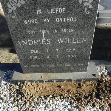 COETZEE Andries Willem 1958-1988