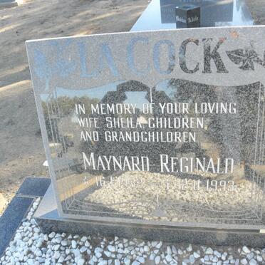 COCK Maynard Reginald, La 1932-1993