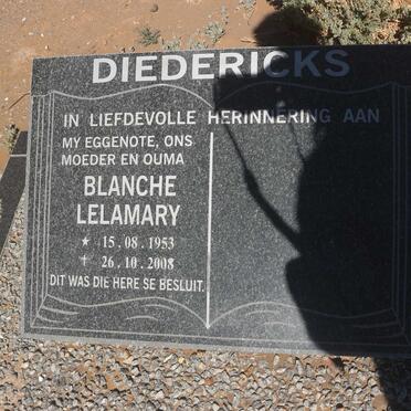 DIEDERICKS Blanche Lelamary 1953-2008