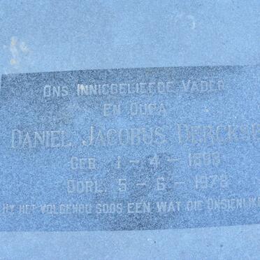 DERCKSEN Daniel Jacobus 1898-1978