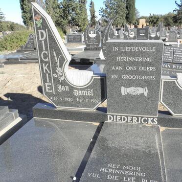 DIEDERICKS Jan Daniel 1920-1982