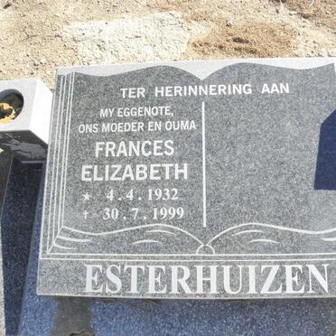 ESTERHUIZEN Frances Elizabeth 1932-1999