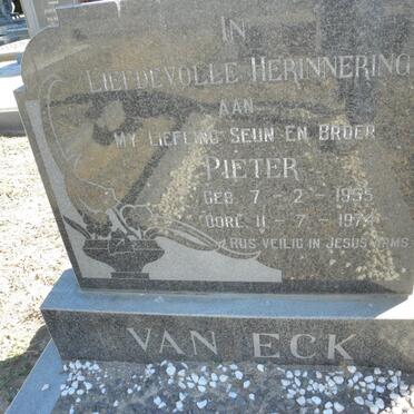 ECK Pieter, van 1955-1974