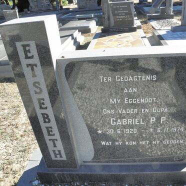 ETSEBETH Gabriel P.P. 1920-1974