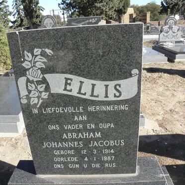 ELLIS Abraham Johannes Jacobus 1914-1987