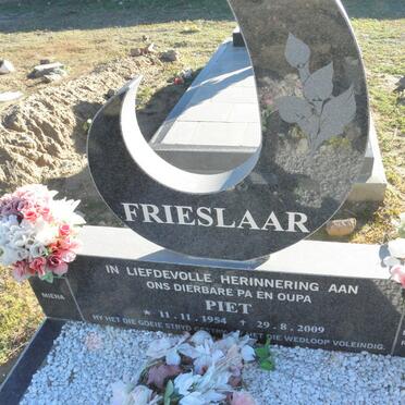 FRIESLAAR Piet 1954-2009